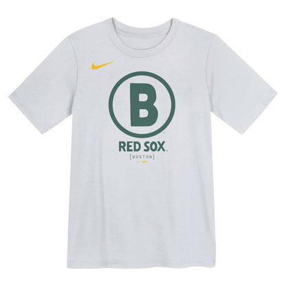 Boston Red Sox Preschool City Connect Logo T-Shirt - White | Nike