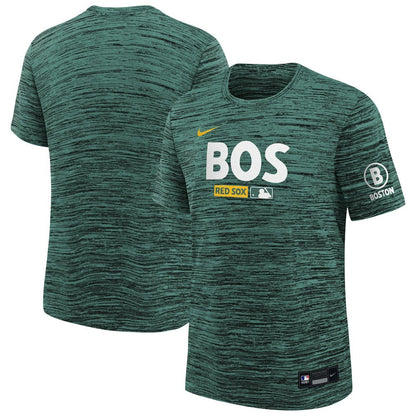Boston Red Sox Youth Authentic Collection Velocity Dri-FIT T-Shirt - Green | Nike