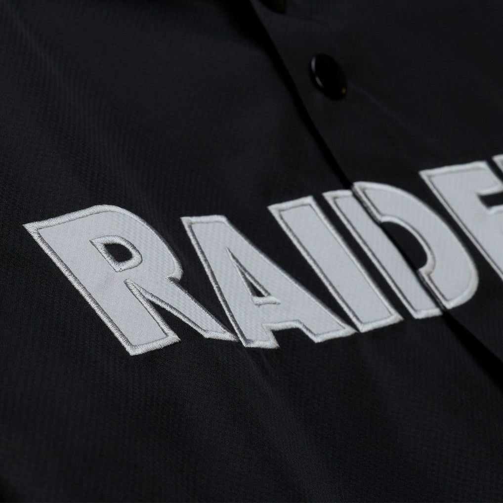 Las Vegas Raiders Coaches Full-Snap Hooded Windbreaker Jacket - Black for sale