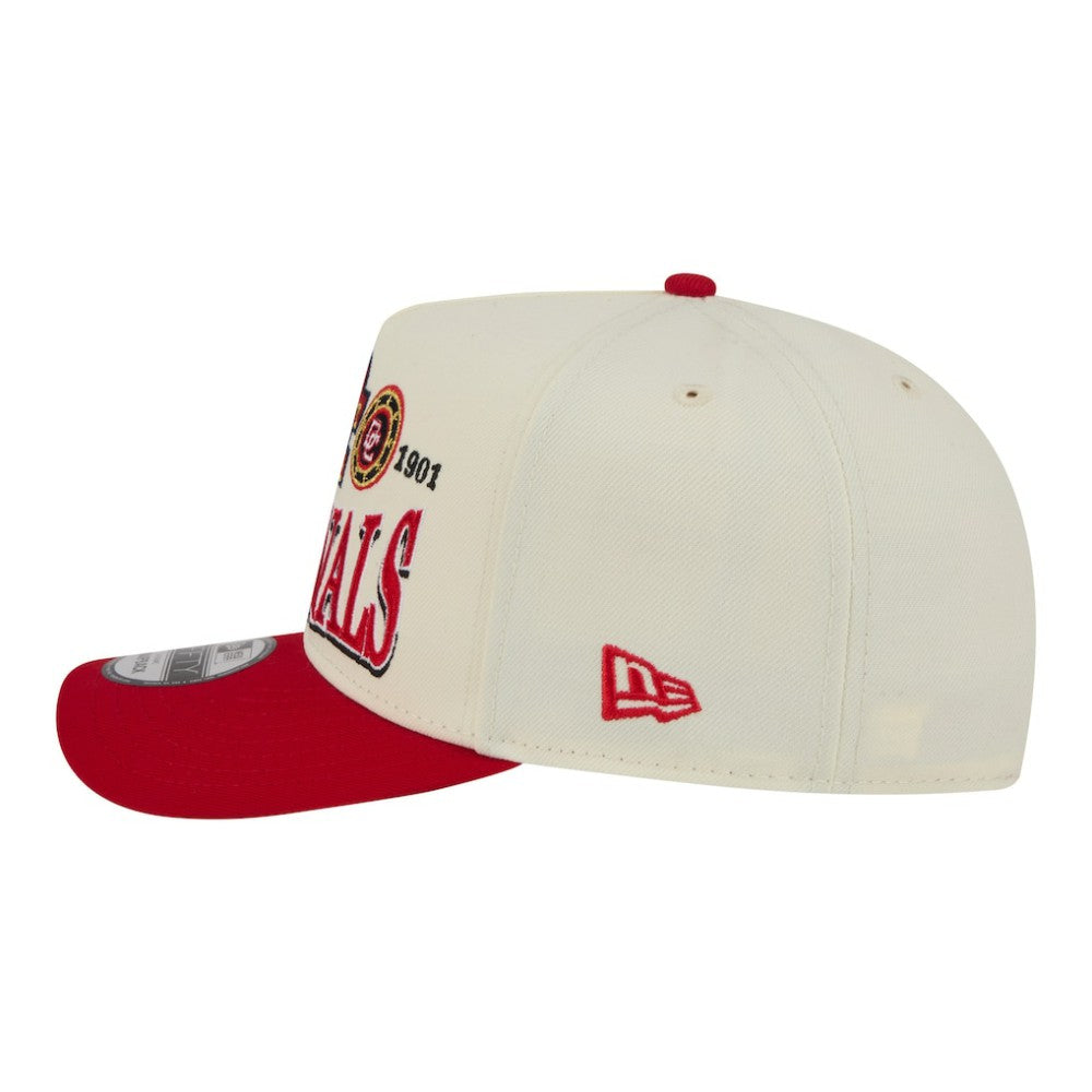 Washington Nationals Throwback Tri-Hit A-Frame 9FIFTY Adjustable Hat - Cream | New Era
