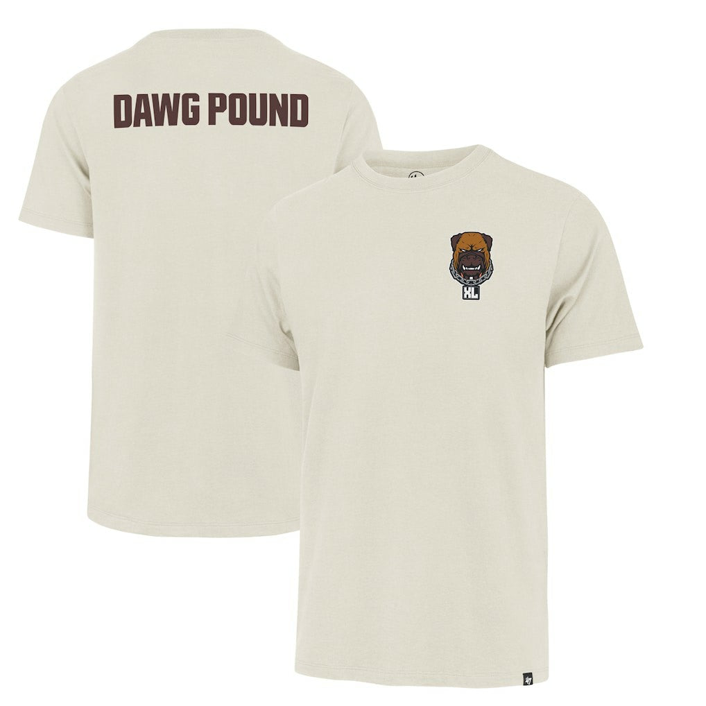 Cleveland Browns '47 Dawg Pound XL Backer Franklin T-Shirt - Cream sale