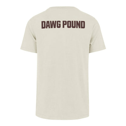 Cleveland Browns '47 Dawg Pound XL Backer Franklin T-Shirt - Cream sale