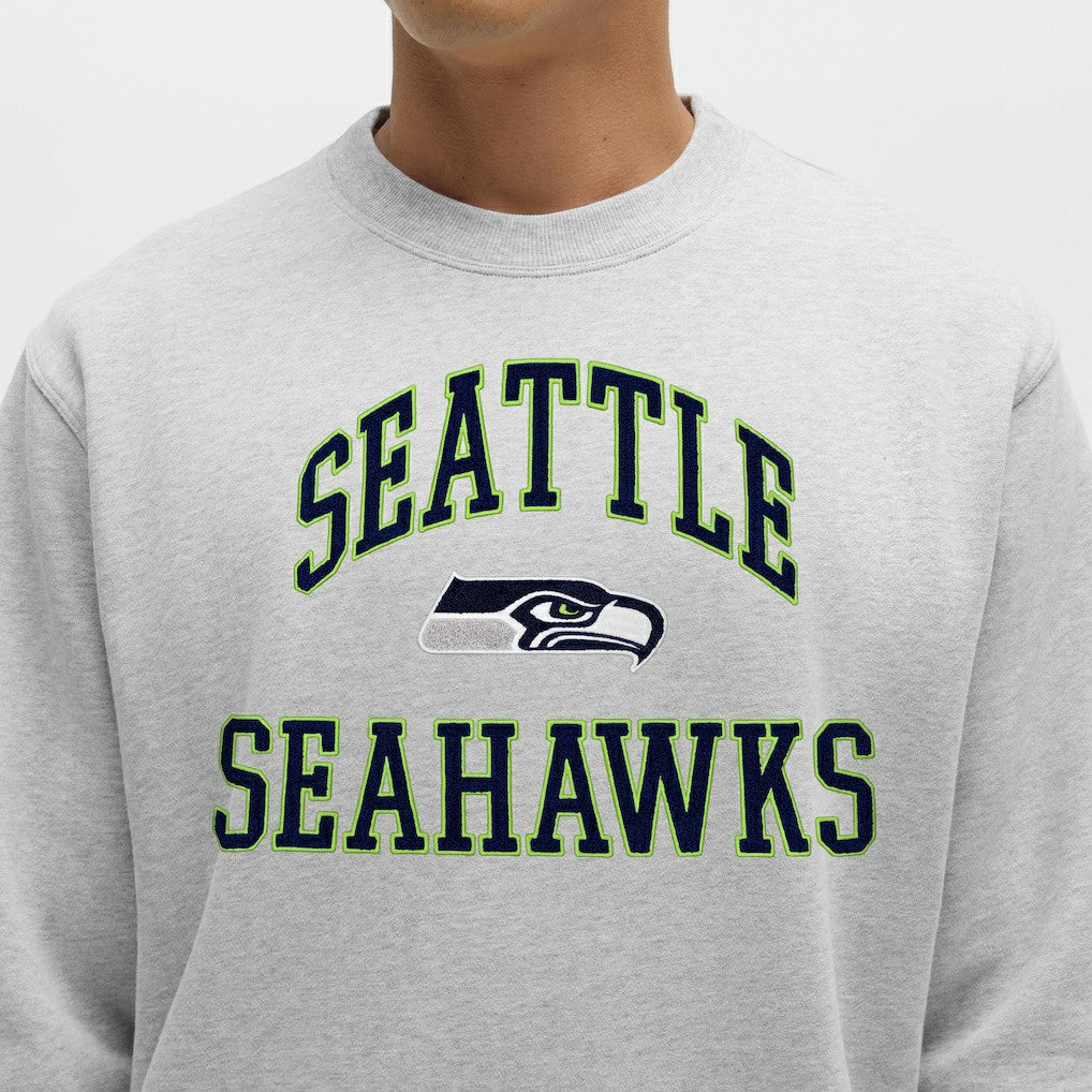 Seattle Seahawks lululemon Steady State Sweatshirt - Heathered Silver Drop discount