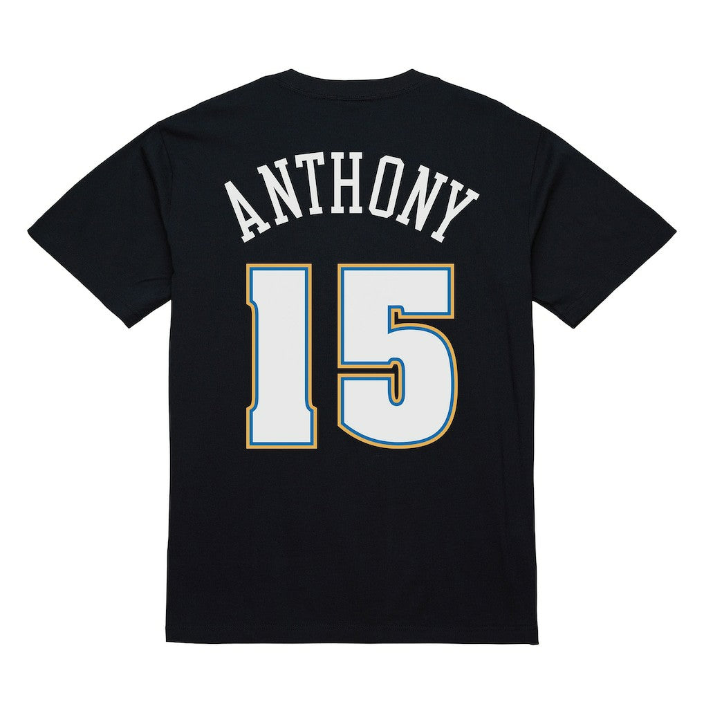 Carmelo Anthony Denver Nuggets Rookie Photo Name & Number T-Shirt sale - Black sale
