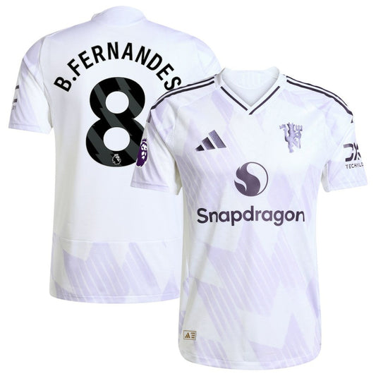 Bruno Fernandes Manchester United 2025/26 Away Player Jersey - White | Adidas shop
