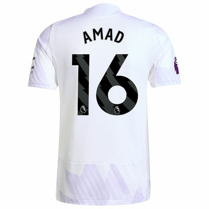 Amad Diallo Manchester United 2025/26 Away Player Jersey - White | Adidas outlet