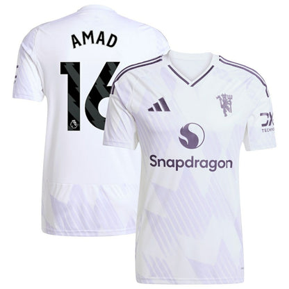 Amad Diallo Manchester United 2025/26 Away Replica Player Jersey - White | Adidas sale