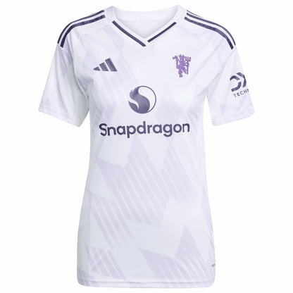 Bruno Fernandes Manchester United Women's 2025/26 Away Replica Player Jersey - White | Adidas outlet