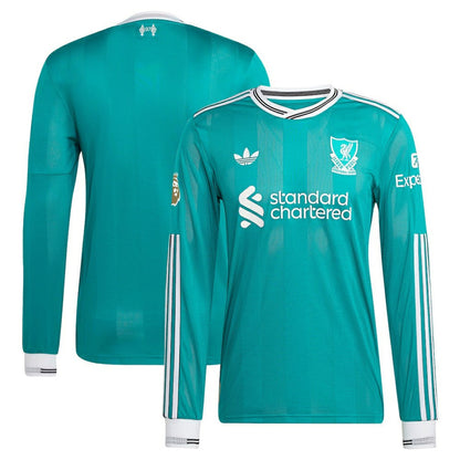 Liverpool 2025/26 Third Long Sleeve Jersey - Green | Adidas sale