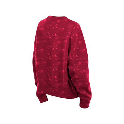 Cleveland Cavaliers Women's Throwback Collection Mineral Wash Crewneck Sweatshirt sale - Wine | New Era cheap