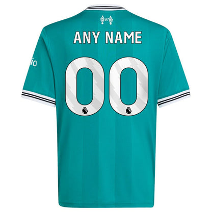 Liverpool Youth 2025/26 Third Replica Custom Jersey - Green | Adidas cheap