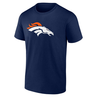 Bo Nix Denver Broncos Icon Name & Number T-Shirt - Navy outlet