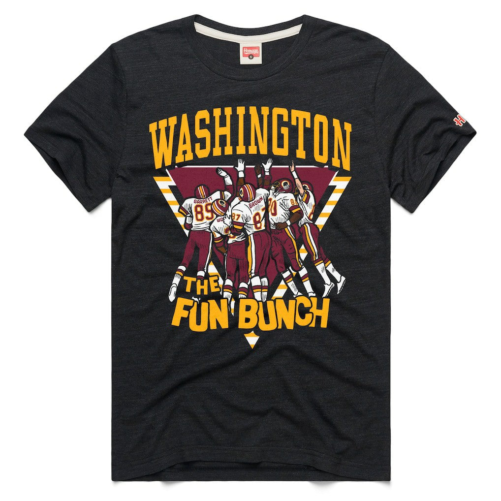 Washington Commanders Homage The Fun Bunch Tri-Blend T-Shirt - Charcoal outlet