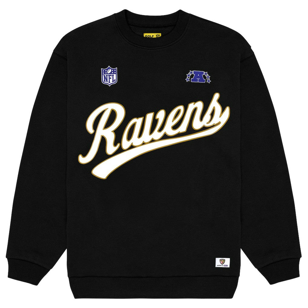 Baltimore Ravens Golf Wang Unisex Sweatshirt - Black sale