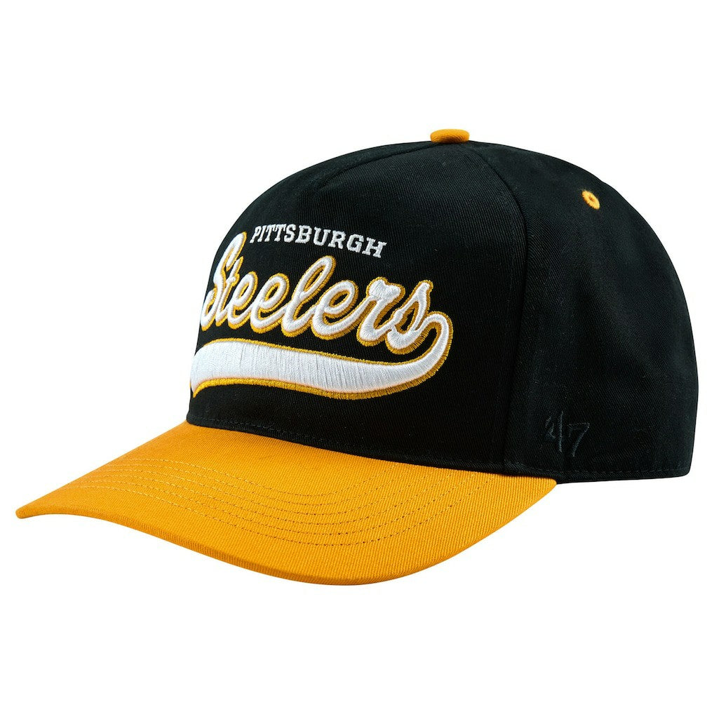 Pittsburgh Steelers Golf Wang Unisex Snapback Hat - Black/Gold on sale