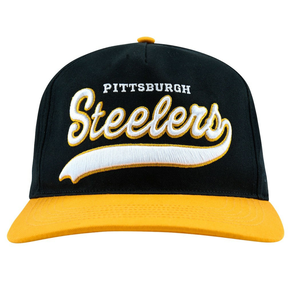 Pittsburgh Steelers Golf Wang Unisex Snapback Hat - Black/Gold on sale