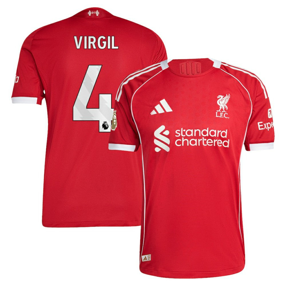 Virgil van Dijk Liverpool 2025/26 Home Jersey - Red | Adidas sale