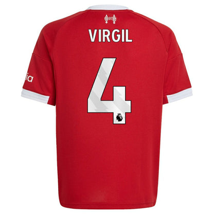 Virgil van Dijk Liverpool Youth 2025/26 Home Replica Jersey - Red | Adidas outlet