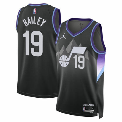 Ace Bailey Utah Jazz Jordan Brand Unisex Swingman Player Jersey - Statement Edition - Black shop