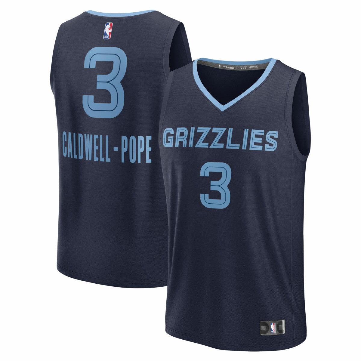 Kentavious Caldwell-Pope Memphis Grizzlies Fast Break Replica Player Jersey - Icon Edition - Navy | Fanatics discount