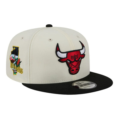 Chicago Bulls Injection Localized 9FIFTY Snapback Hat - Cream | New Era outlet