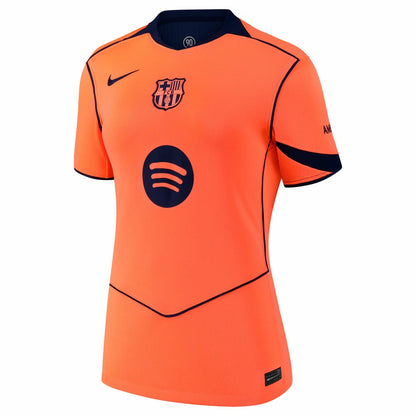 Barcelona Women's 2025/26 Third Replica Jersey - Orange | Nike for sale