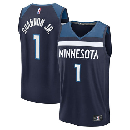 Terrence Shannon Jr. Minnesota Timberwolves Fast Break Replica Jersey - Navy - Icon Edition | Fanatics on sale