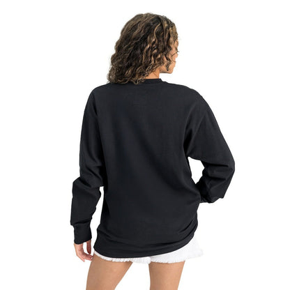 Las Vegas Raiders Gameday Couture Women's Oversized Long Sleeve T-Shirt - Black on sale