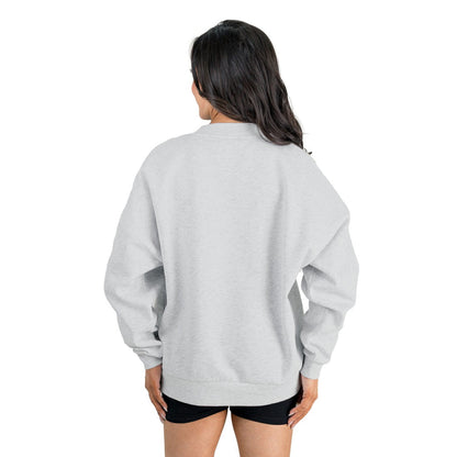 Green Bay Packers Gameday Couture Women's Home Turf Oversized Premium Fleece Pullover Sweatshirt - Ash sale