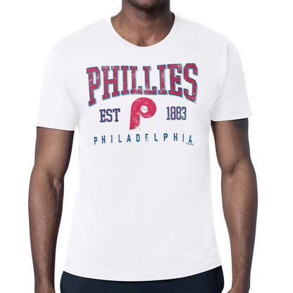 Philadelphia Phillies Starter Distressed Logo T-Shirt - White