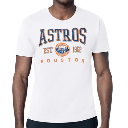 Houston Astros Starter Distressed Logo T-Shirt - White