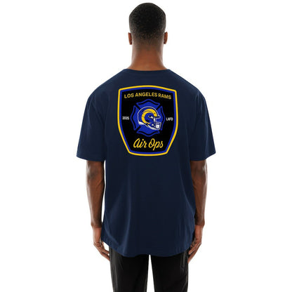 Los Angeles Rams x LAFD New Era Air Ops T-Shirt - Navy sale