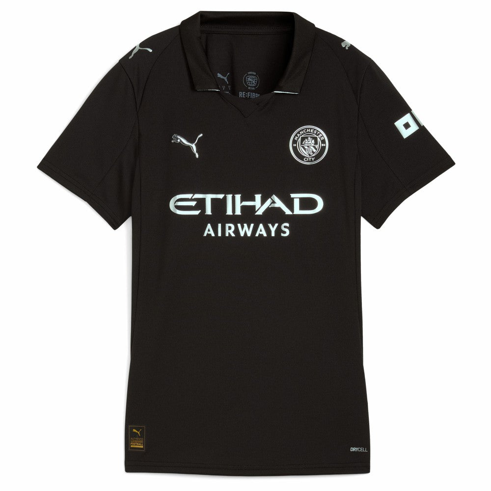 Erling Haaland Manchester City Women's 2025/26 Away Replica Player Jersey - Black | Puma on sale