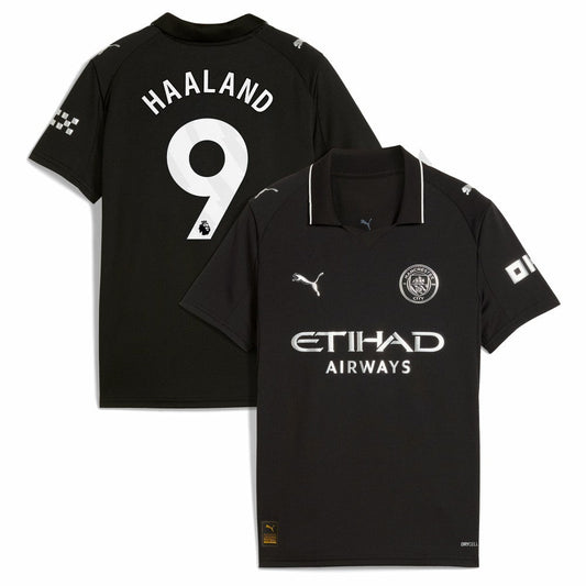 Erling Haaland Manchester City Youth 2025/26 Away Replica Player Jersey - Black | Puma discount