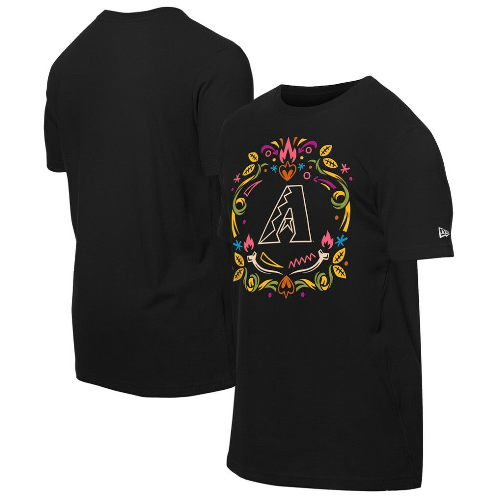 Arizona Diamondbacks Día de los Muertos T-Shirt - Black | New Era