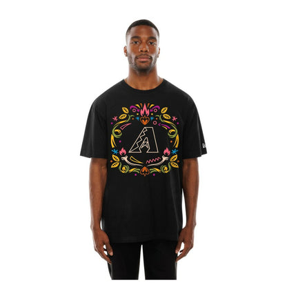 Arizona Diamondbacks Día de los Muertos T-Shirt - Black | New Era
