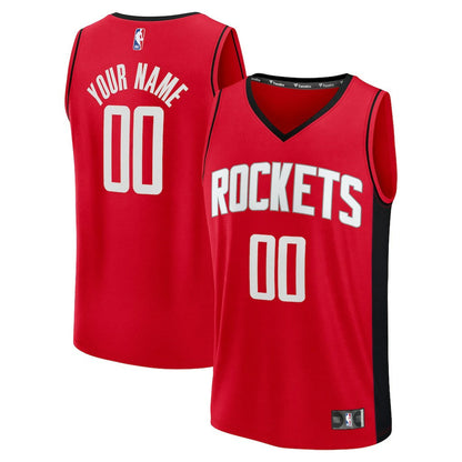 Houston Rockets Fast Break Custom Jersey - Icon Edition - Red | Fanatics sale