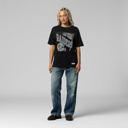 Las Vegas Raiders Women's Team Dynamic Boyfriend T-Shirt - Black discount