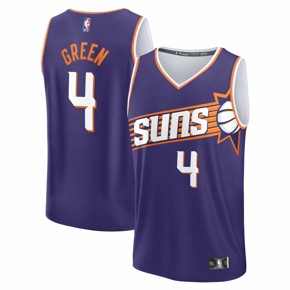 Jalen Green Phoenix Suns Fast Break Replica Jersey - Purple - Icon Edition | Fanatics shop