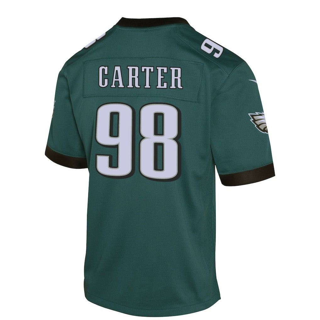 Jalen Carter Philadelphia Eagles Youth Game Player Jersey - Midnight Green | Nike online