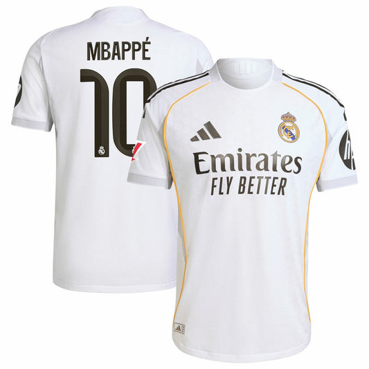 Kylian Mbappé Real Madrid 2025/26 Home Player Jersey - White | Adidas outlet