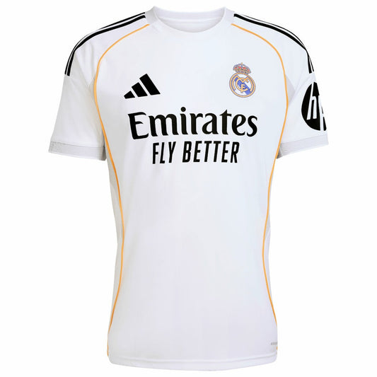 Kylian Mbappé Real Madrid 2025/26 Home Replica Player Jersey - White | Adidas outlet