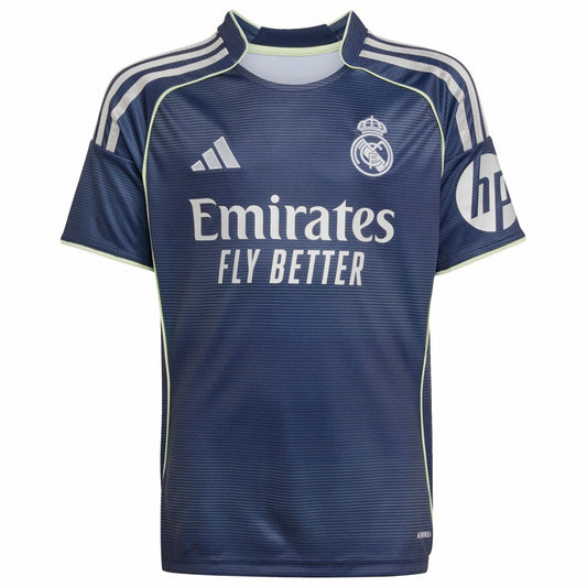 Kylian Mbappé Real Madrid Youth 2025/26 Away Replica Player Jersey - Blue | Adidas shop