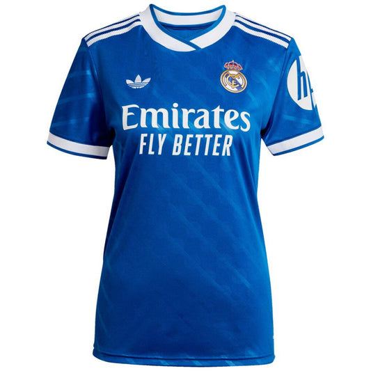 Kylian Mbappé Real Madrid Women's 2025/26 Third Replica Player Jersey - Blue | Adidas cheap