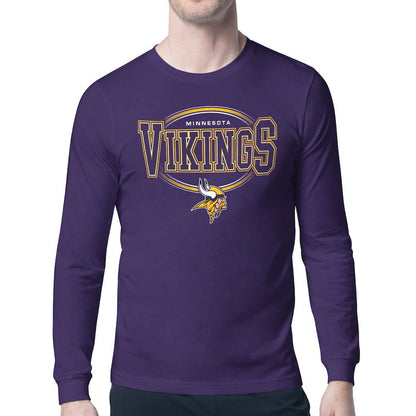 Minnesota Vikings Starter Team Track Graphic Long Sleeve T-Shirt - Purple for sale