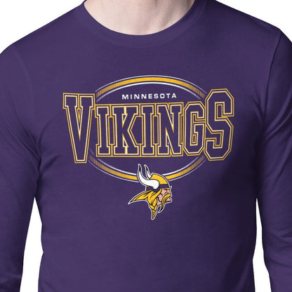 Minnesota Vikings Starter Team Track Graphic Long Sleeve T-Shirt - Purple for sale