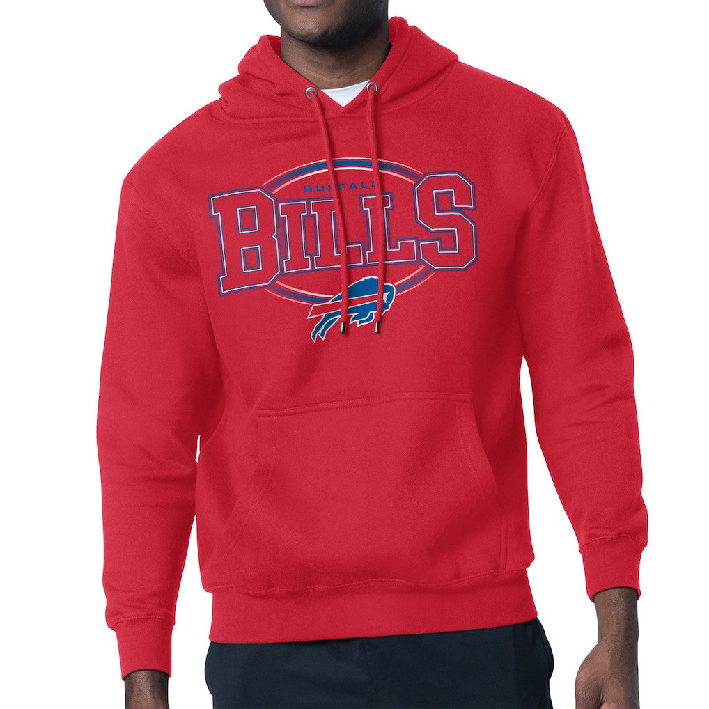 Buffalo Bills Starter Team Track Graphic Pullover Hoodie - Red discount