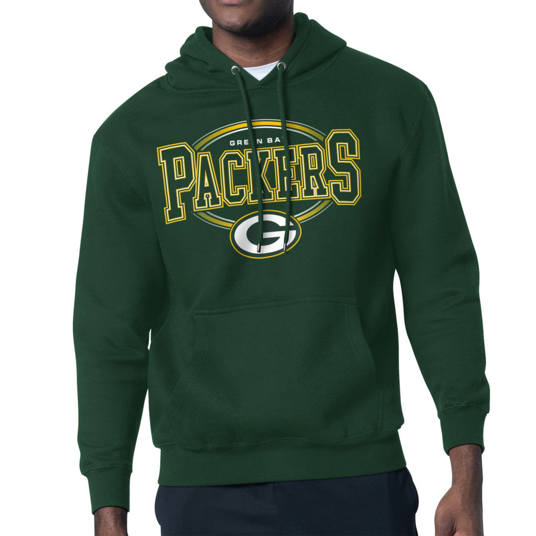 Green Bay Packers Starter Team Track Graphic Pullover Hoodie - Green cheap