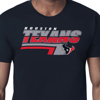 Houston Texans Starter Logo Push Graphic T-Shirt - Navy sale
