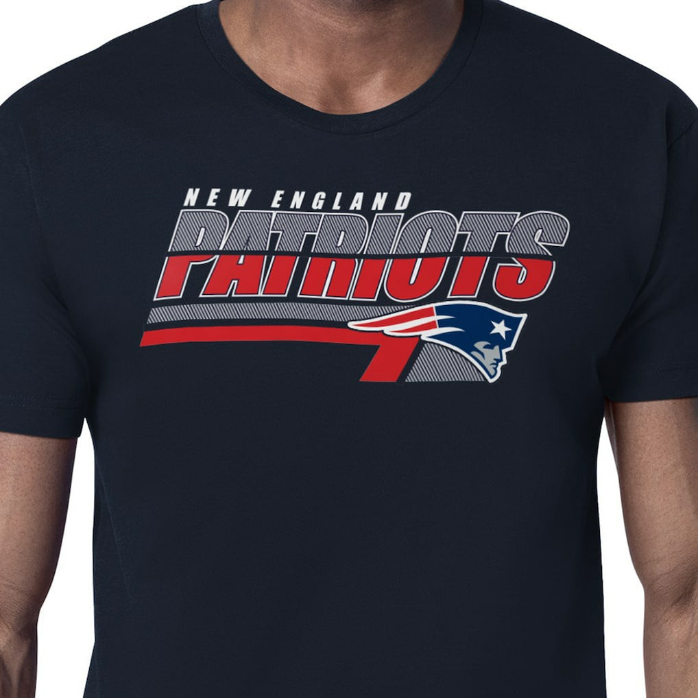 New England Patriots Starter Logo Push Graphic T-Shirt - Navy outlet